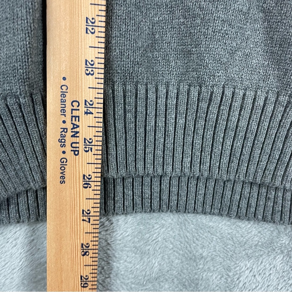 Polo Ralph Lauren Mens Size XL Quarter Zip Mock Neck Gray Sweater 100% Cotton - Picture 16 of 16